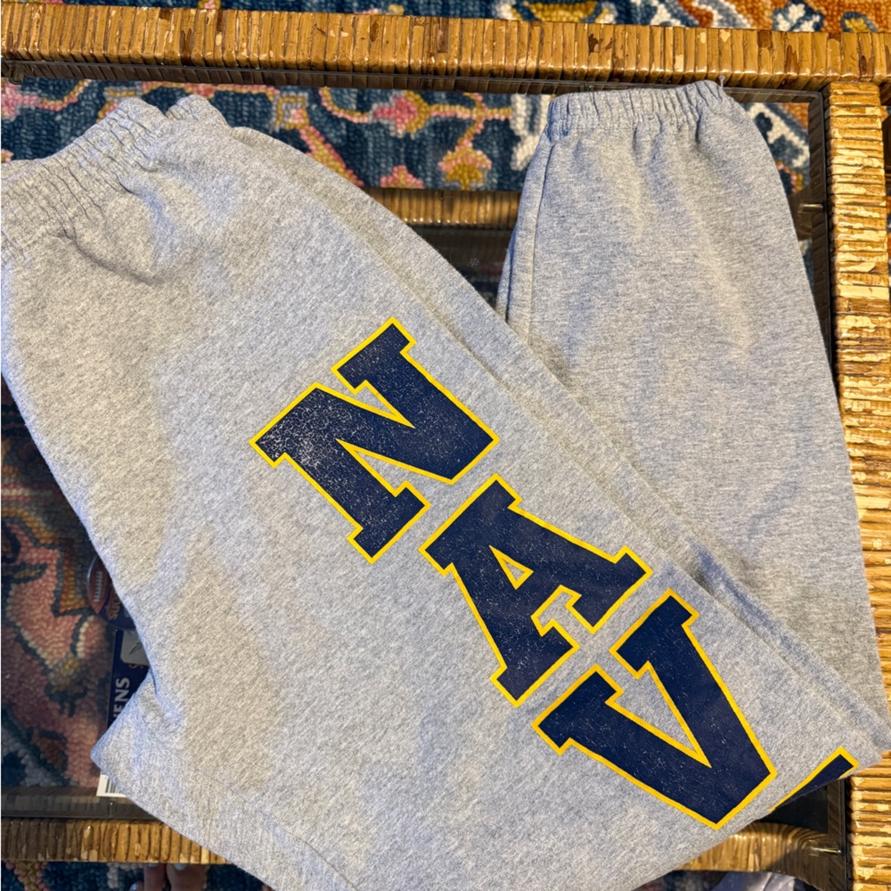 Grey NAVY sweatpants